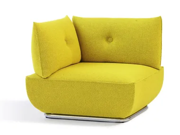 DUNDER - Corner upholstered fabric armchair by Blå Station - view 2